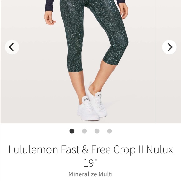 Lululemon fast and free crop 19” - Picture 4 of 4